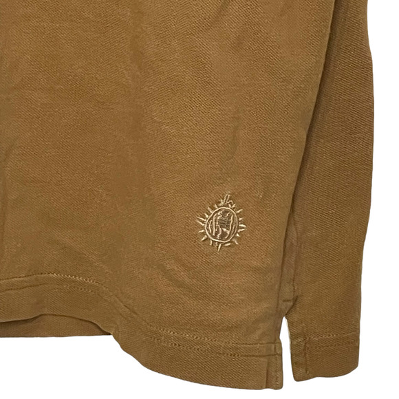 The Territory Ahead Mens Polo Shirt Big & Tall Size XLT Brown Knit Pullover SS - Picture 3 of 5